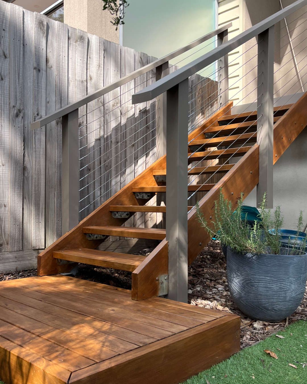 Refinished staircase