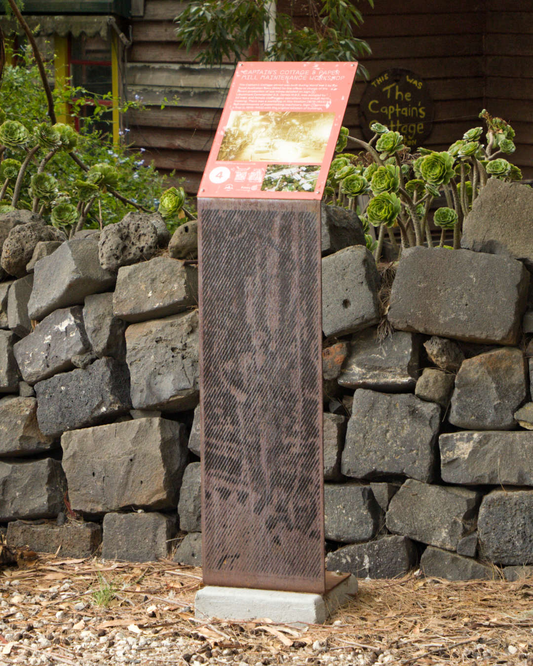 Historical signage at Fyansford Paper Mill