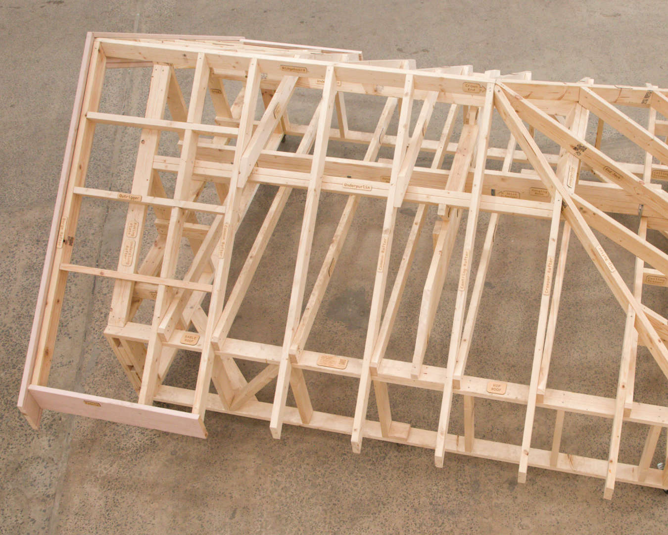 Hip & gable roof model